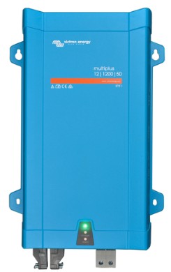 Victron Multiplus antaa vaihtovirtaa ja toimii tehokkaana (50 Amp.) laturina